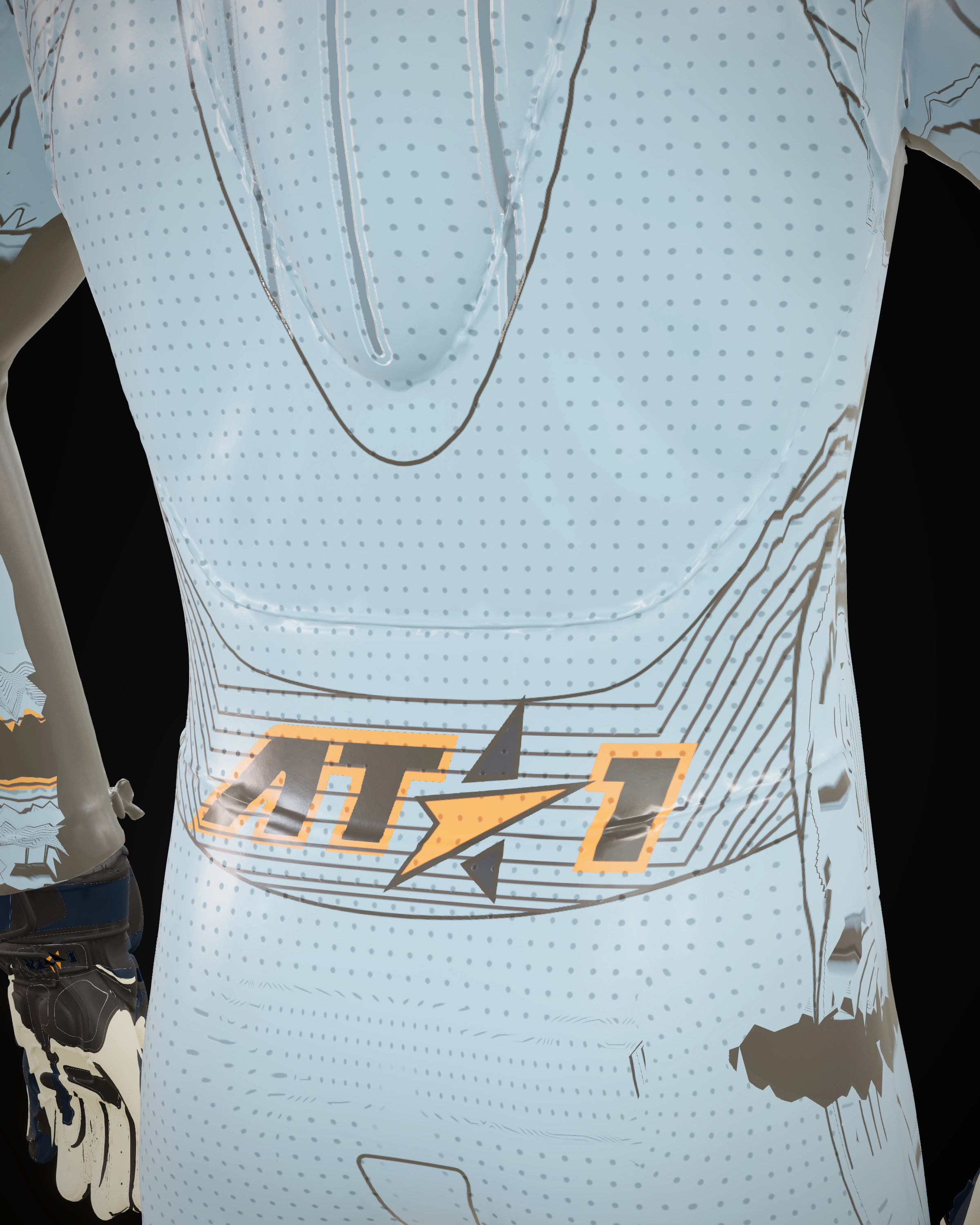 Heritage 68 — Shoulder detail