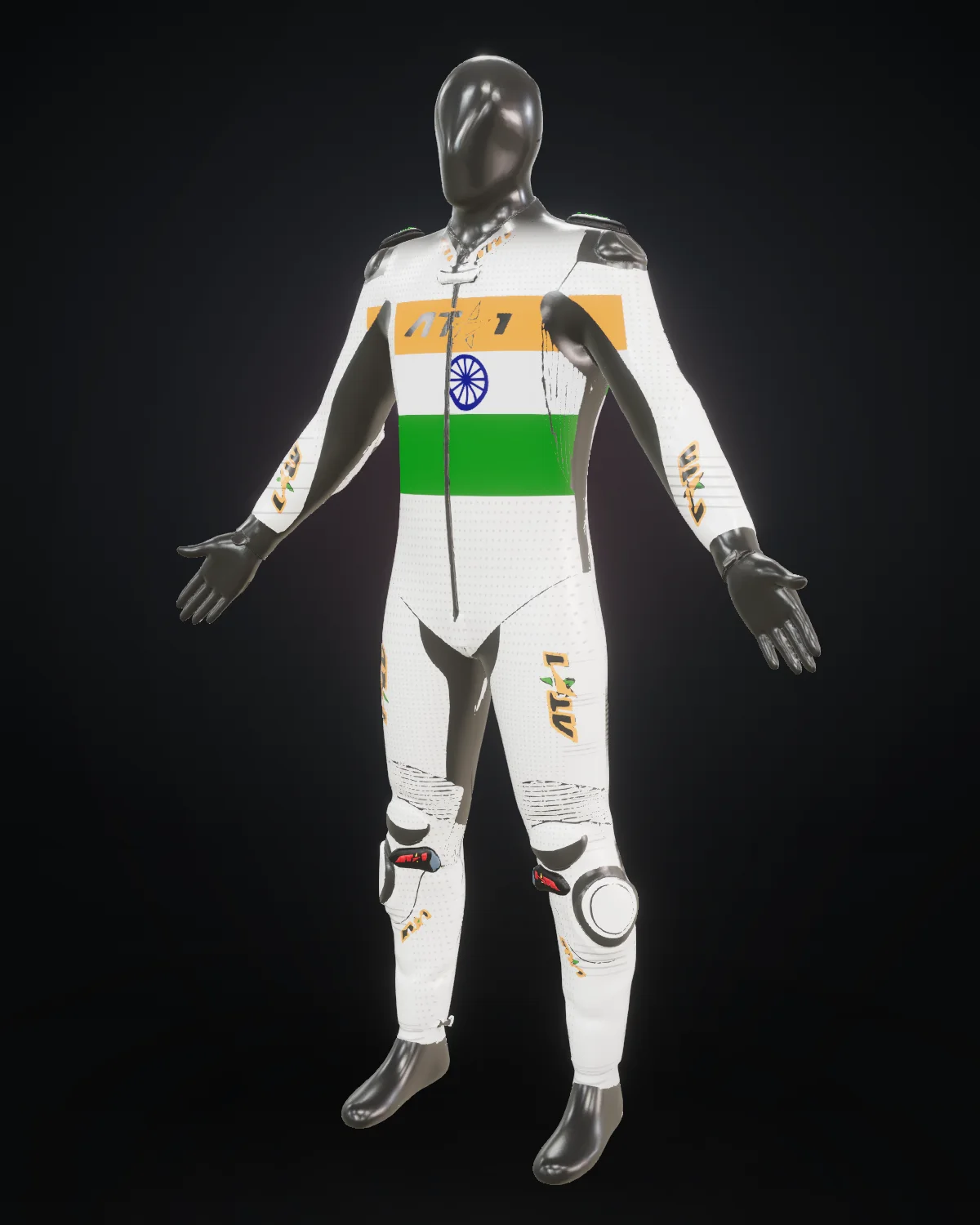 India custom motorcycle race suit