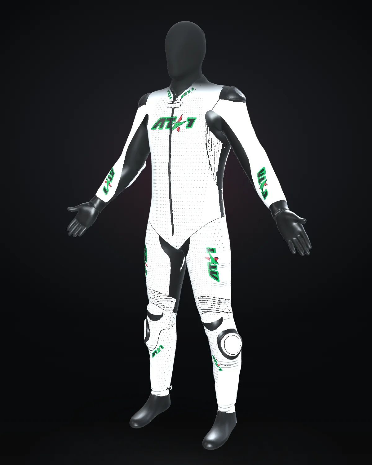 Italia Corsa custom motorcycle race suit