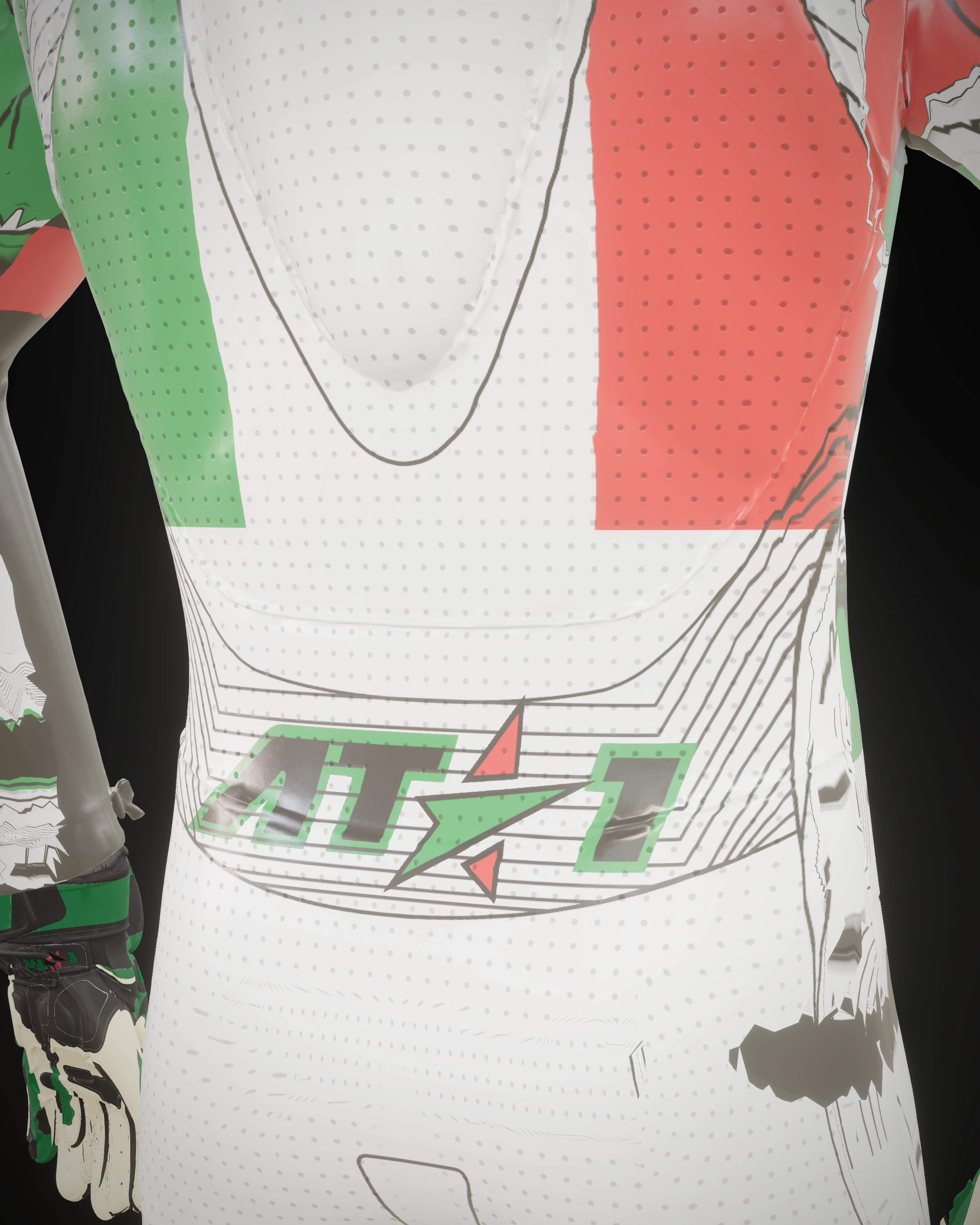 Italia Corsa — Shoulder detail
