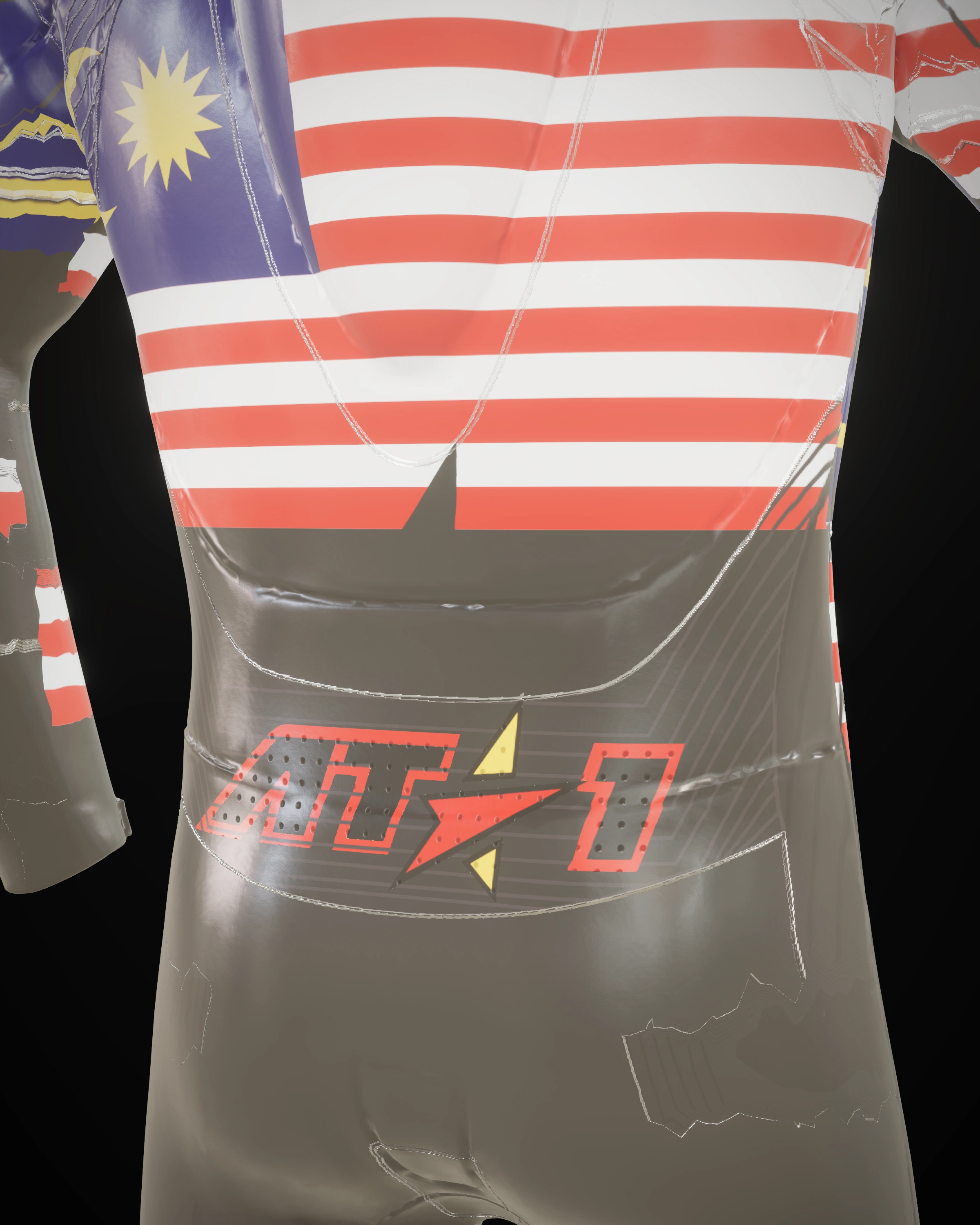 Malaysia — Shoulder detail