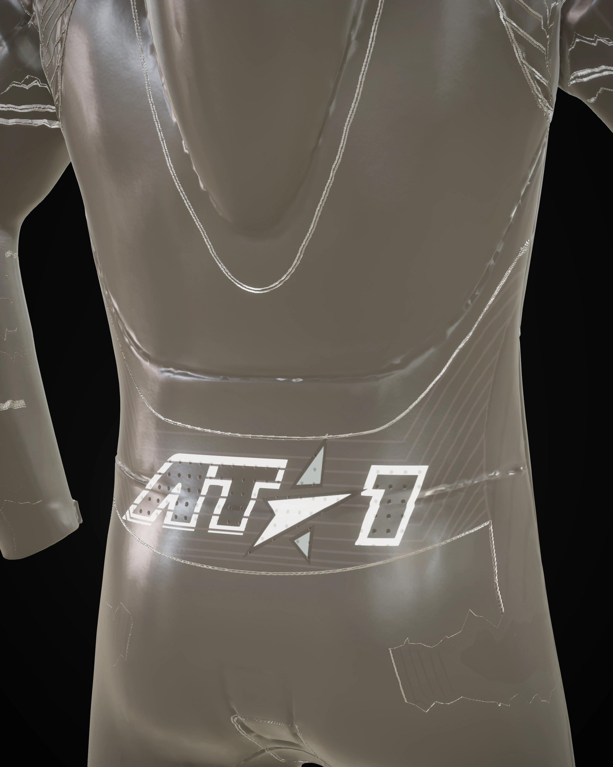 Midnight Black — Shoulder detail