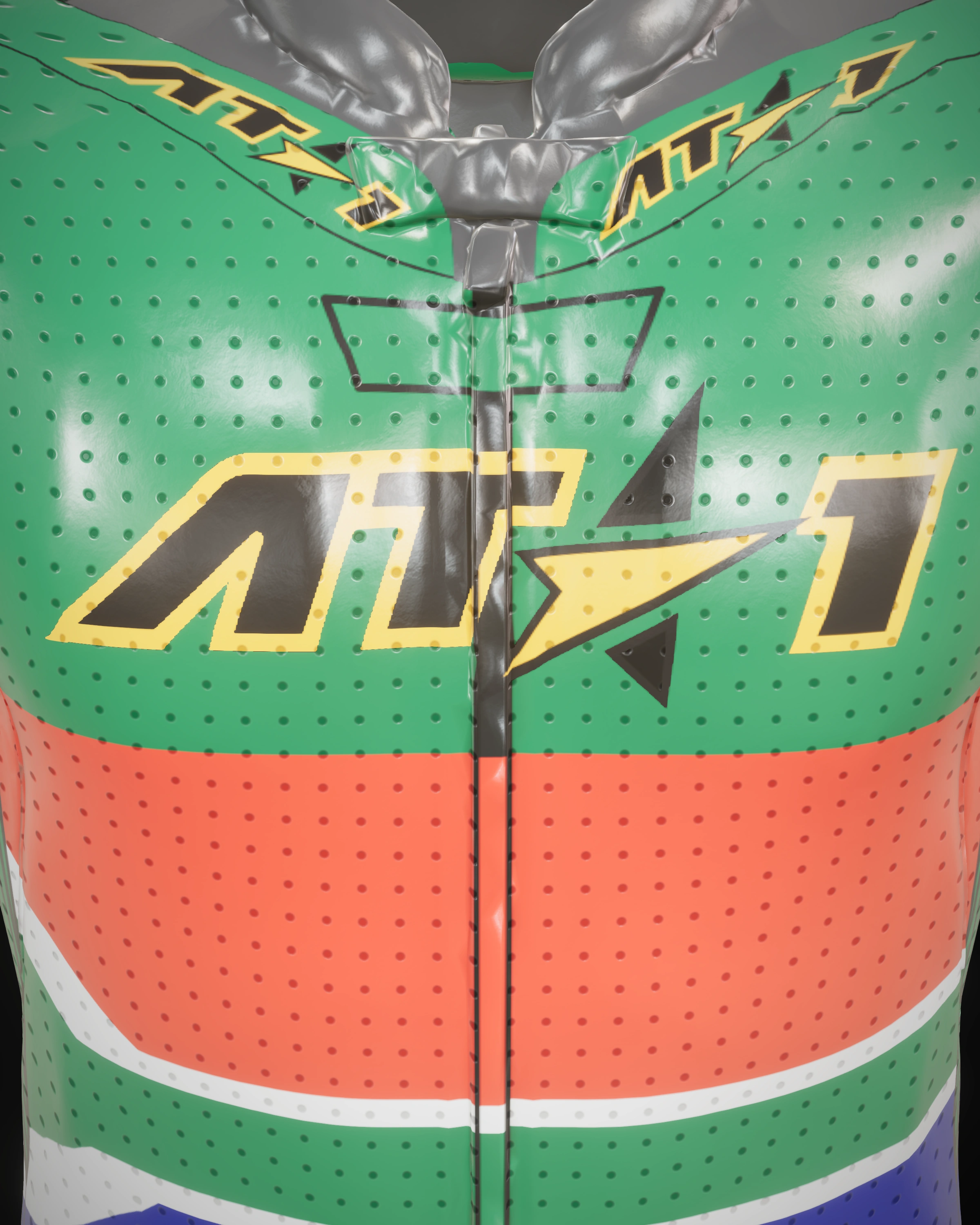 Mzansi — Collar & zip detail