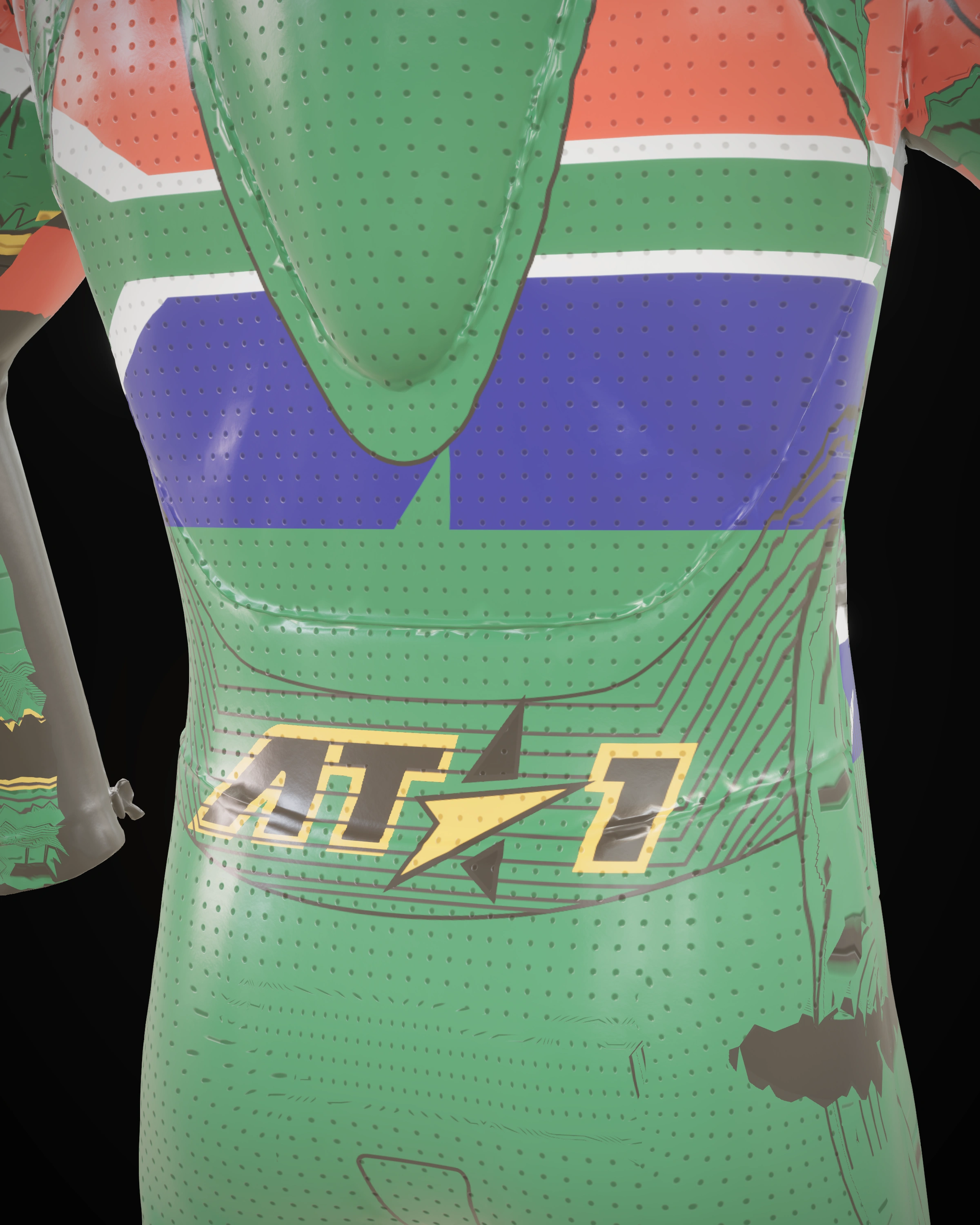 Mzansi — Shoulder detail