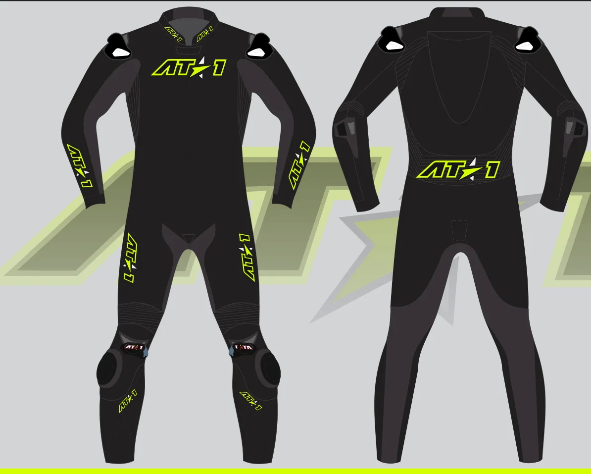 Neon Volt — Technical flat