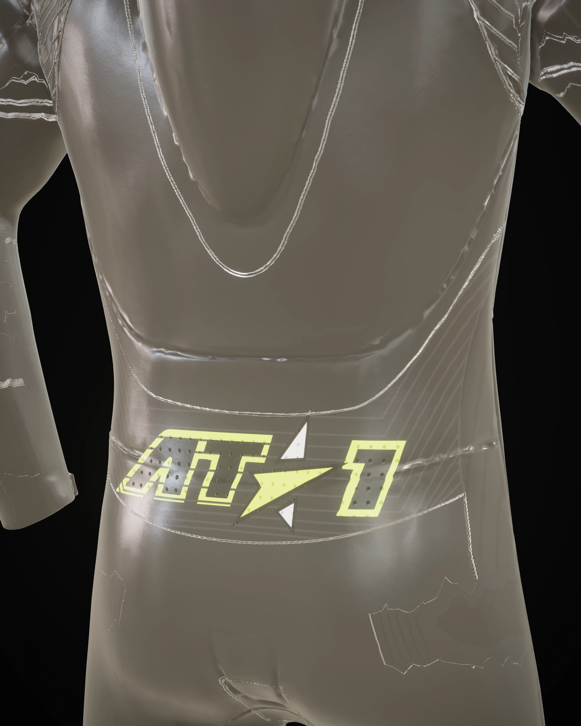 Neon Volt — Shoulder detail