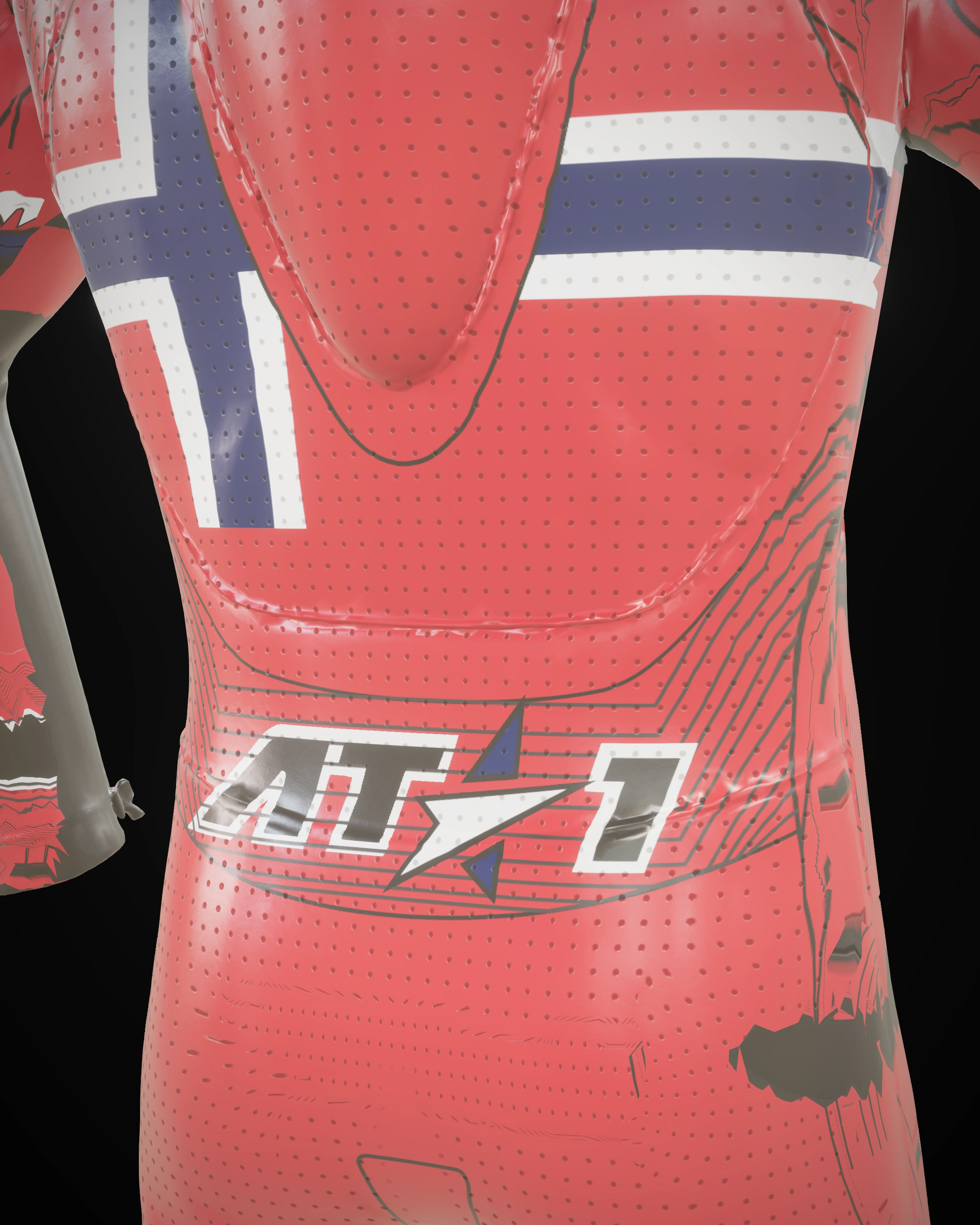 Norge — Shoulder detail