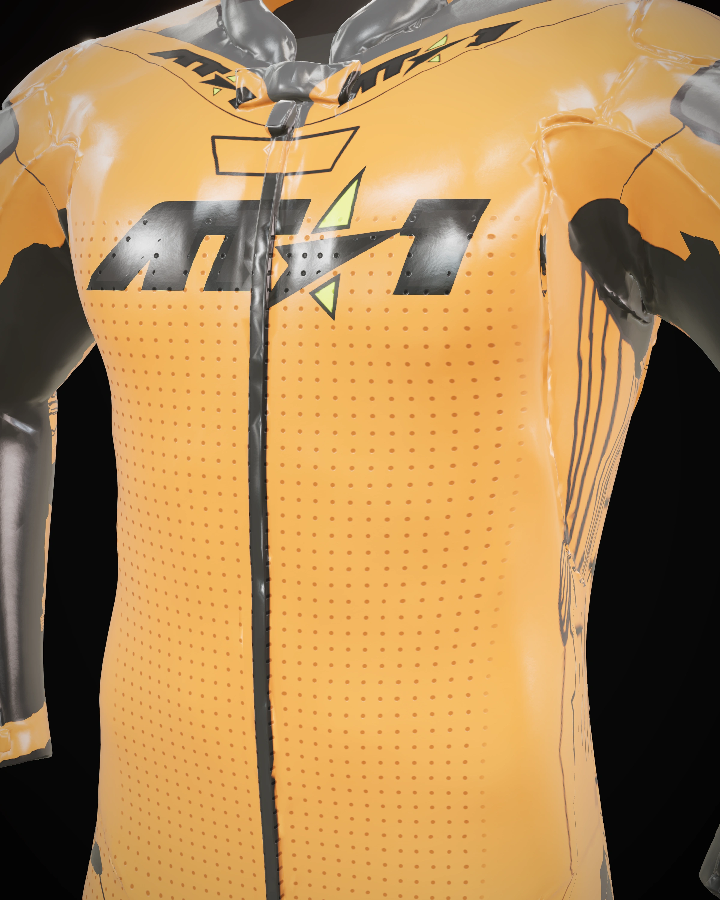 Orange Crush — Chest detail