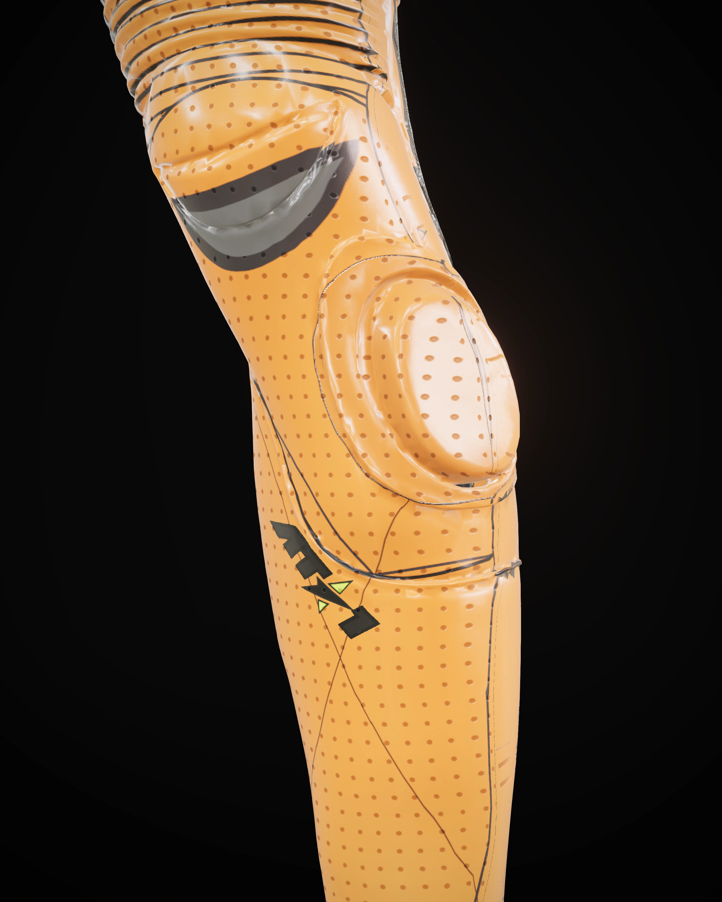 Orange Crush — Knee detail