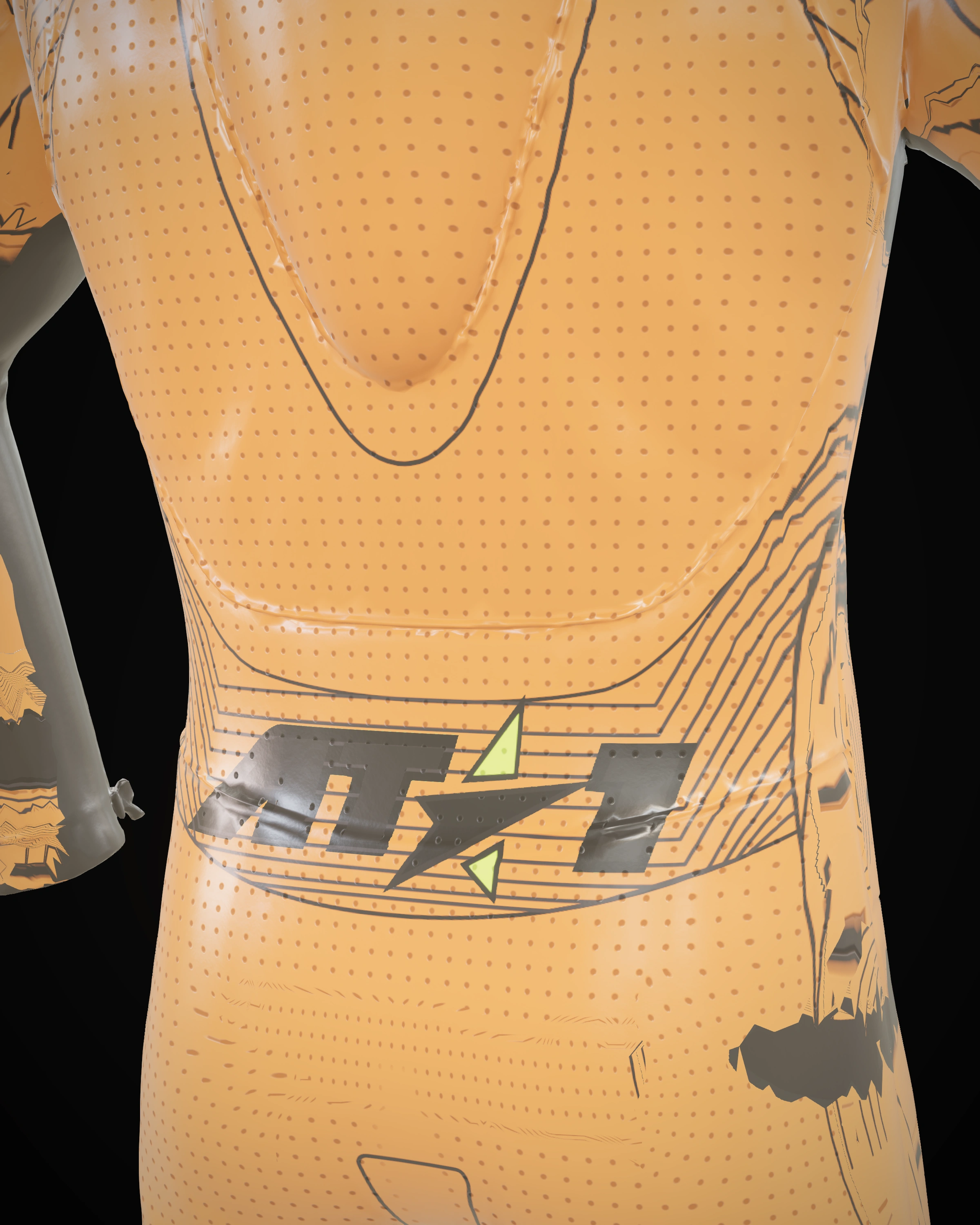 Orange Crush — Shoulder detail