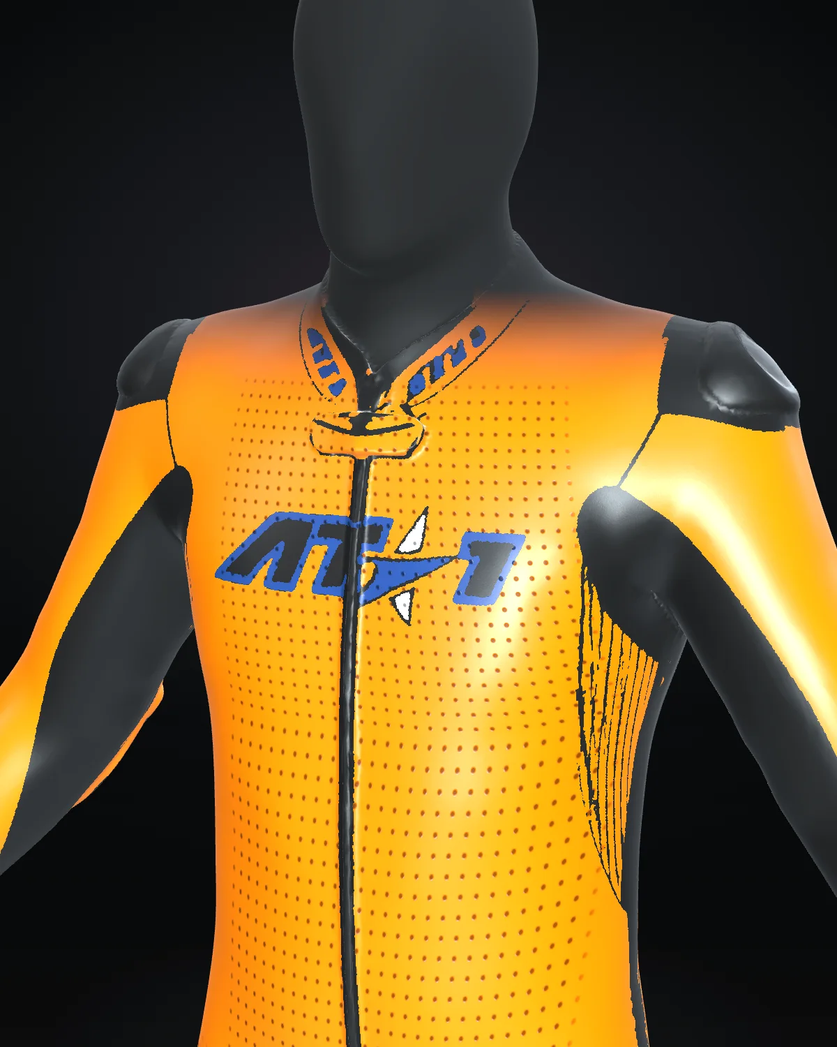 Oranje — Chest detail