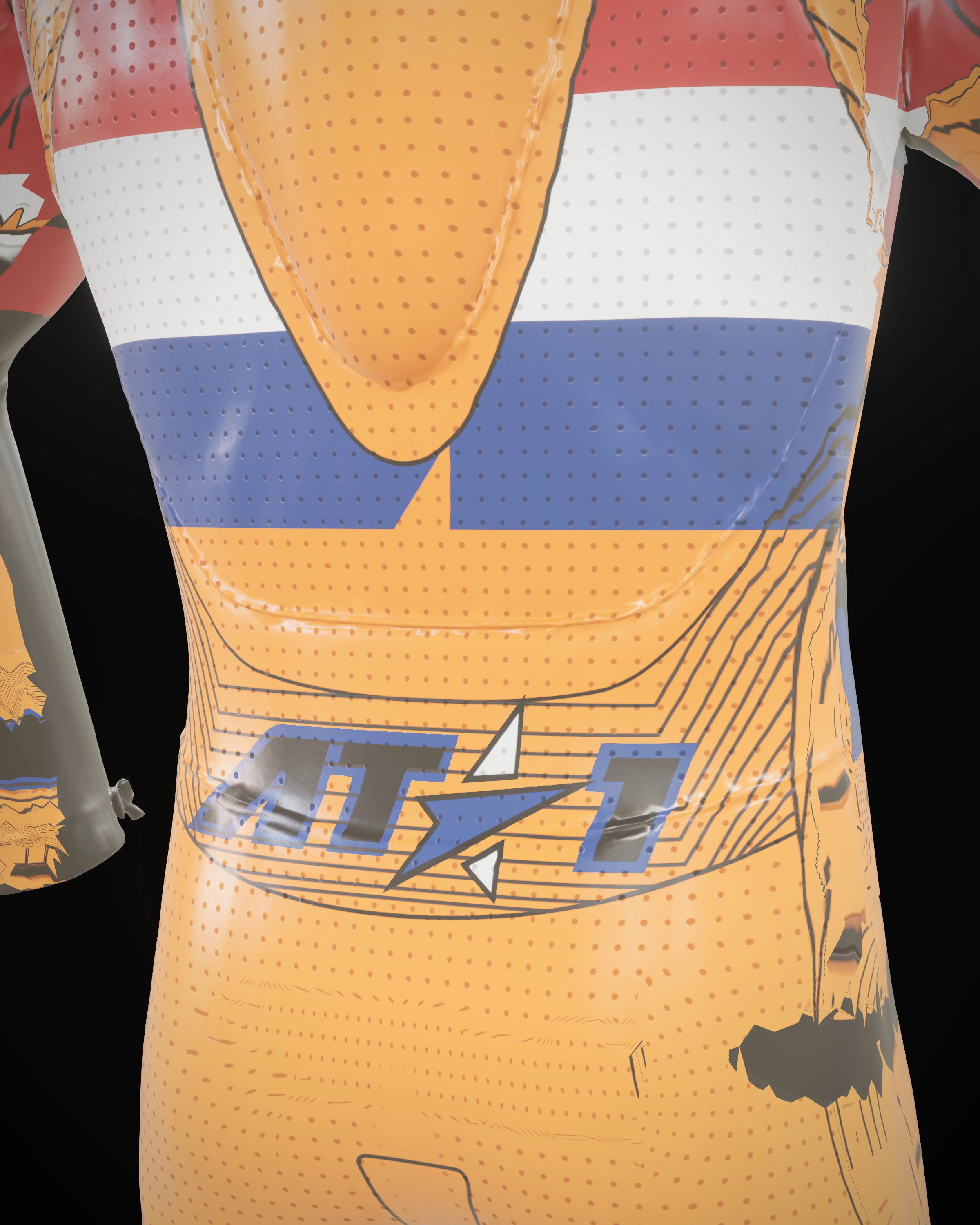 Oranje — Shoulder detail