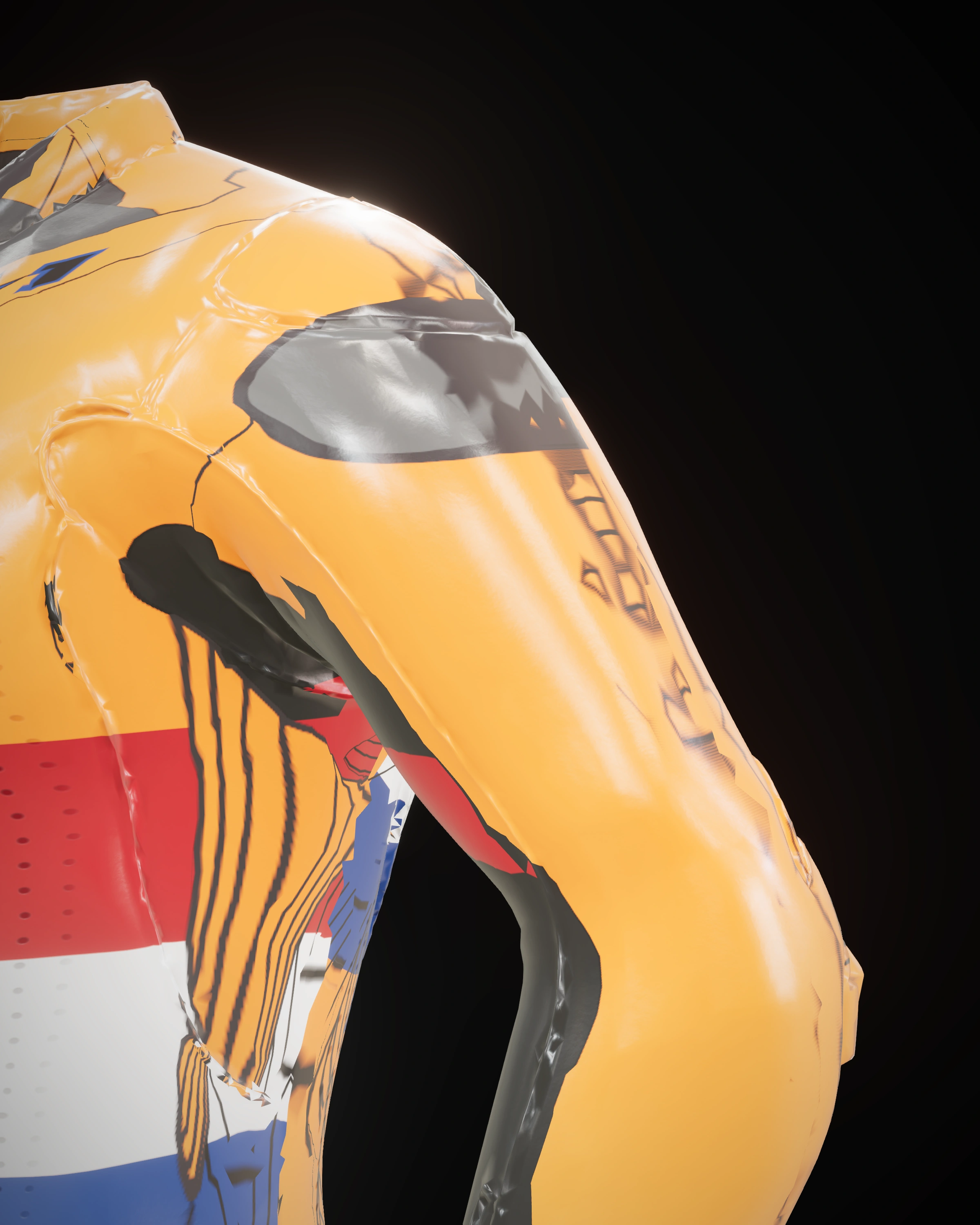Oranje — Sleeve detail