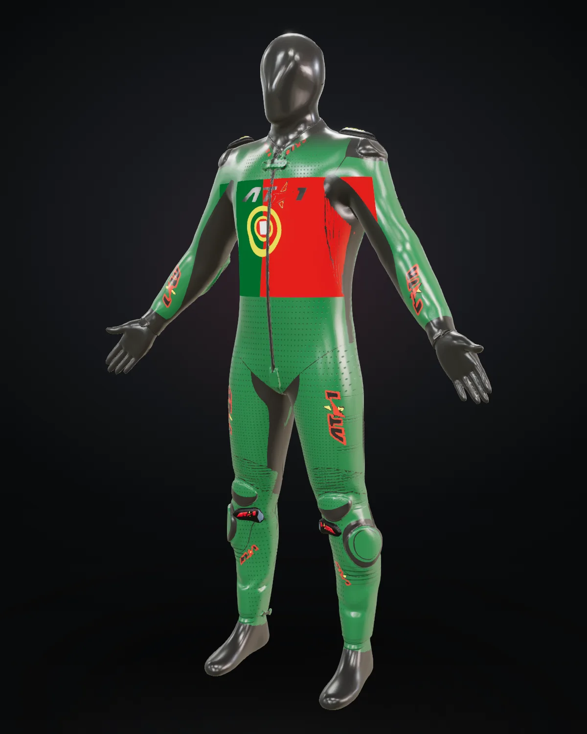Portugal custom motorcycle race suit