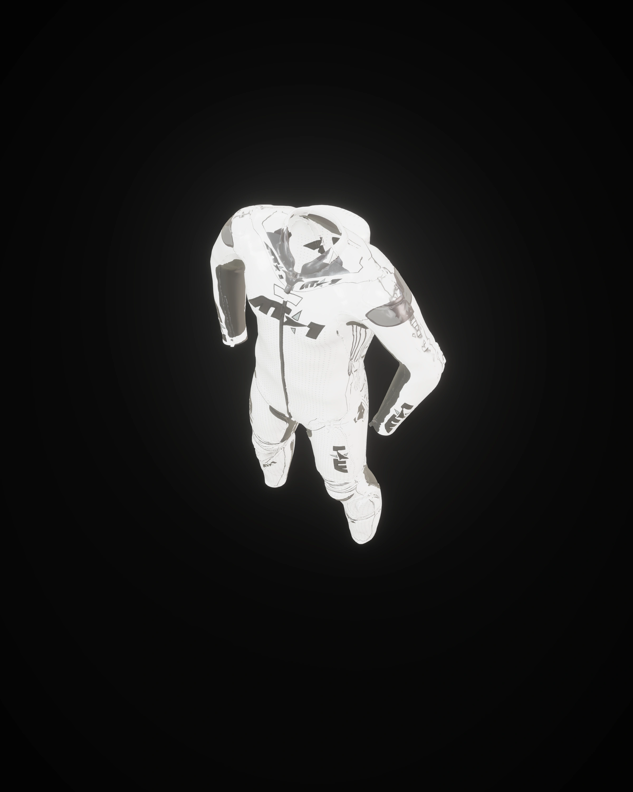 Pure White — Studio · high angle