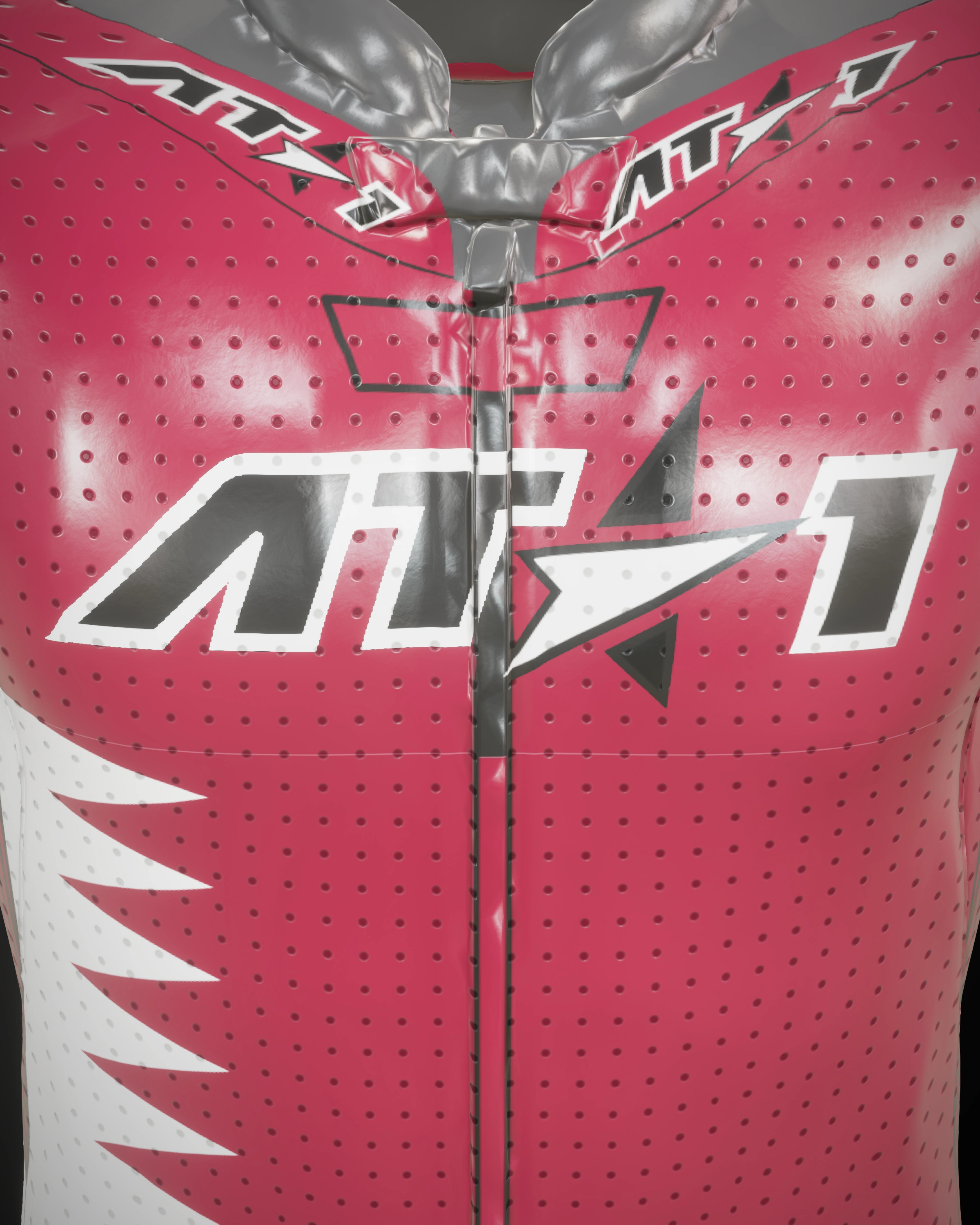 Qatar — Collar & zip detail