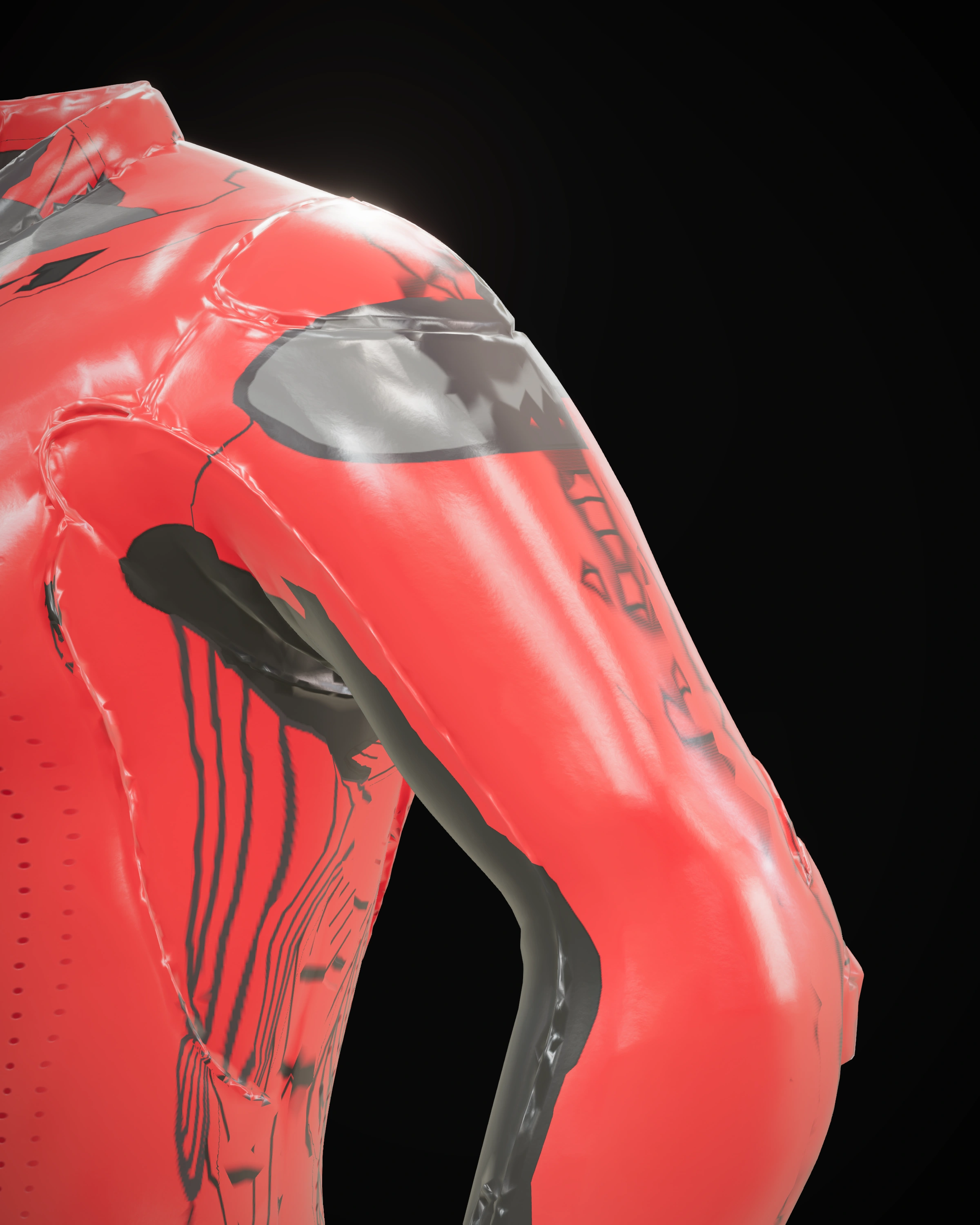 Red Storm — Sleeve detail