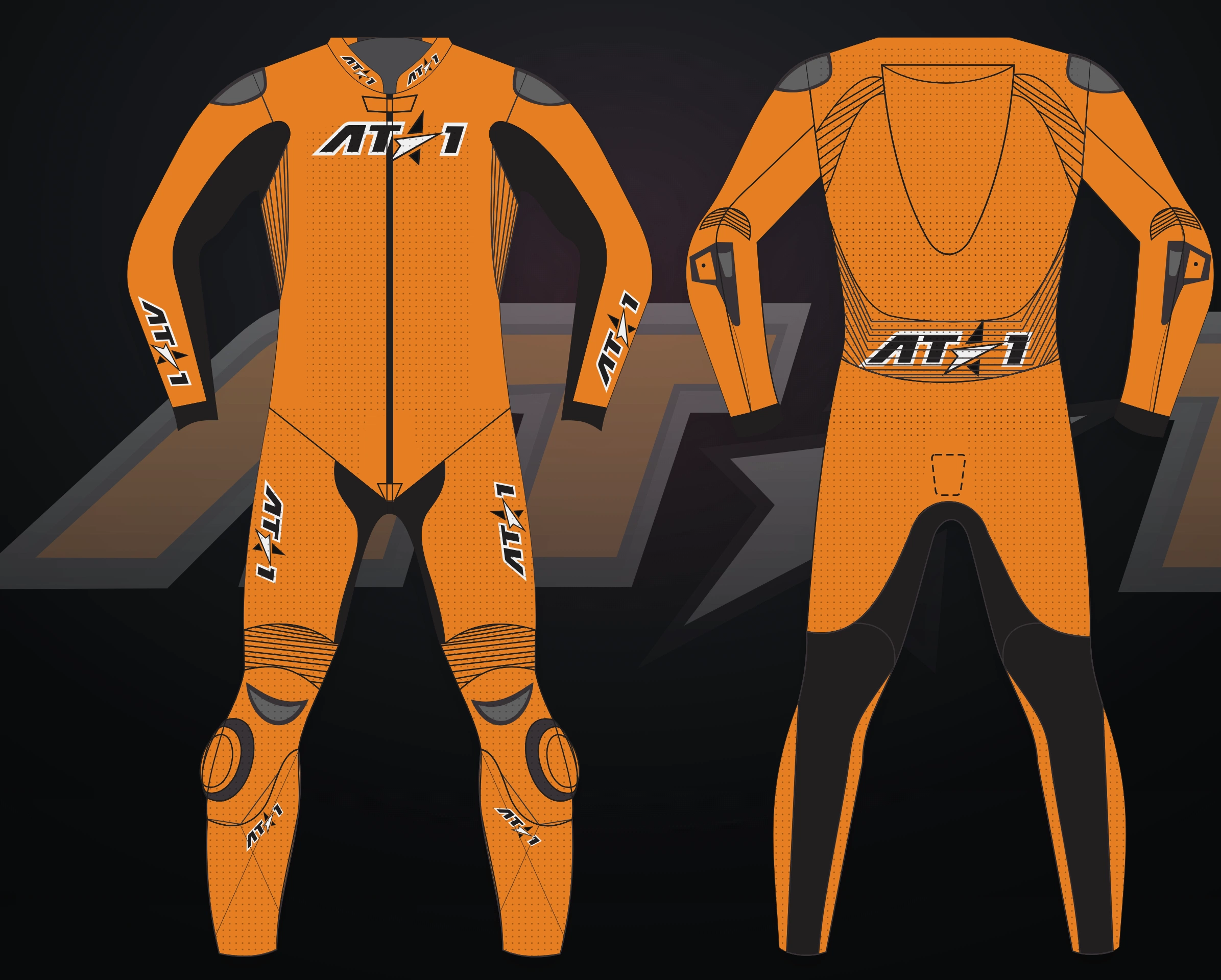 Solar Orange — Technical flat