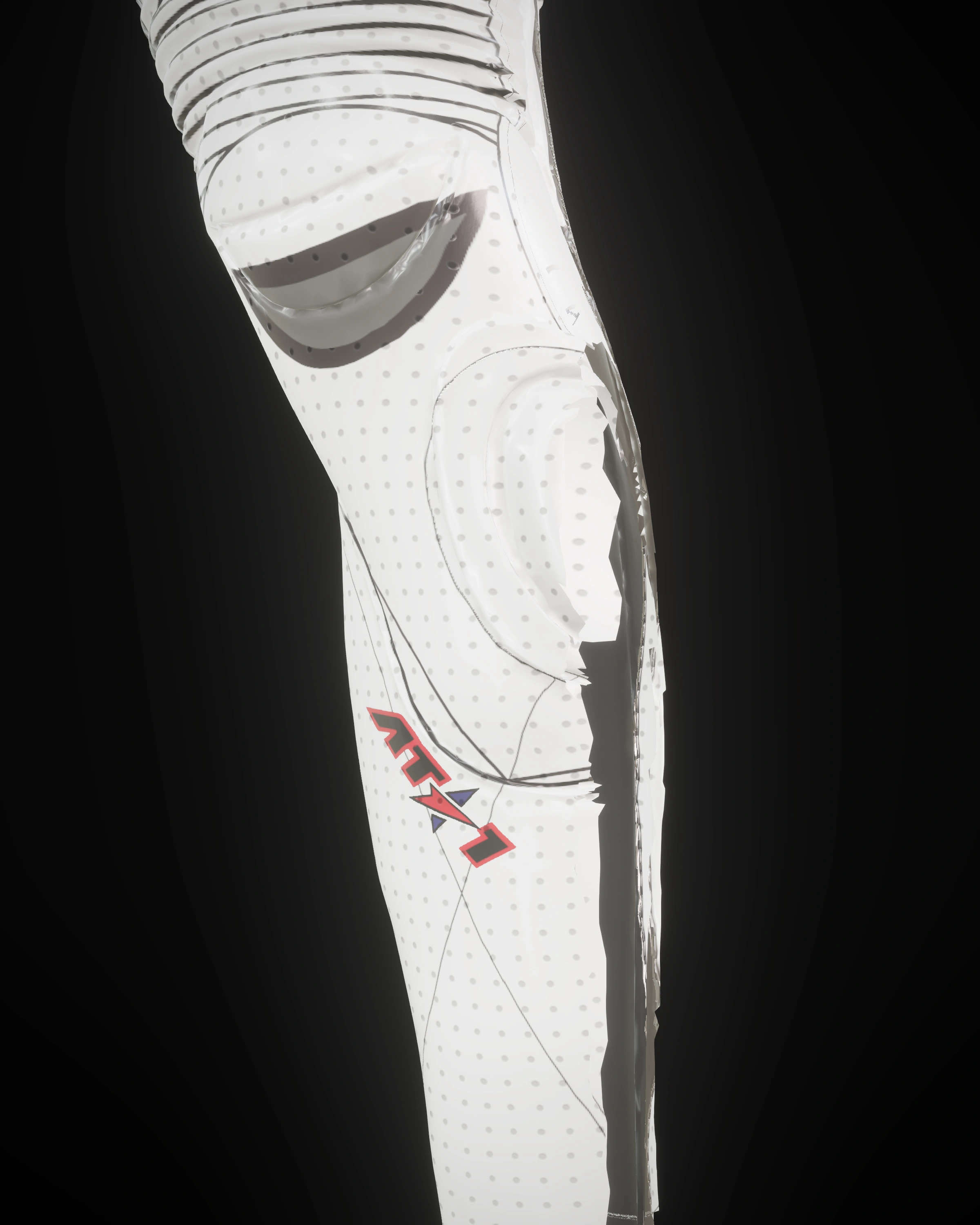 Stars & Stripes — Knee detail