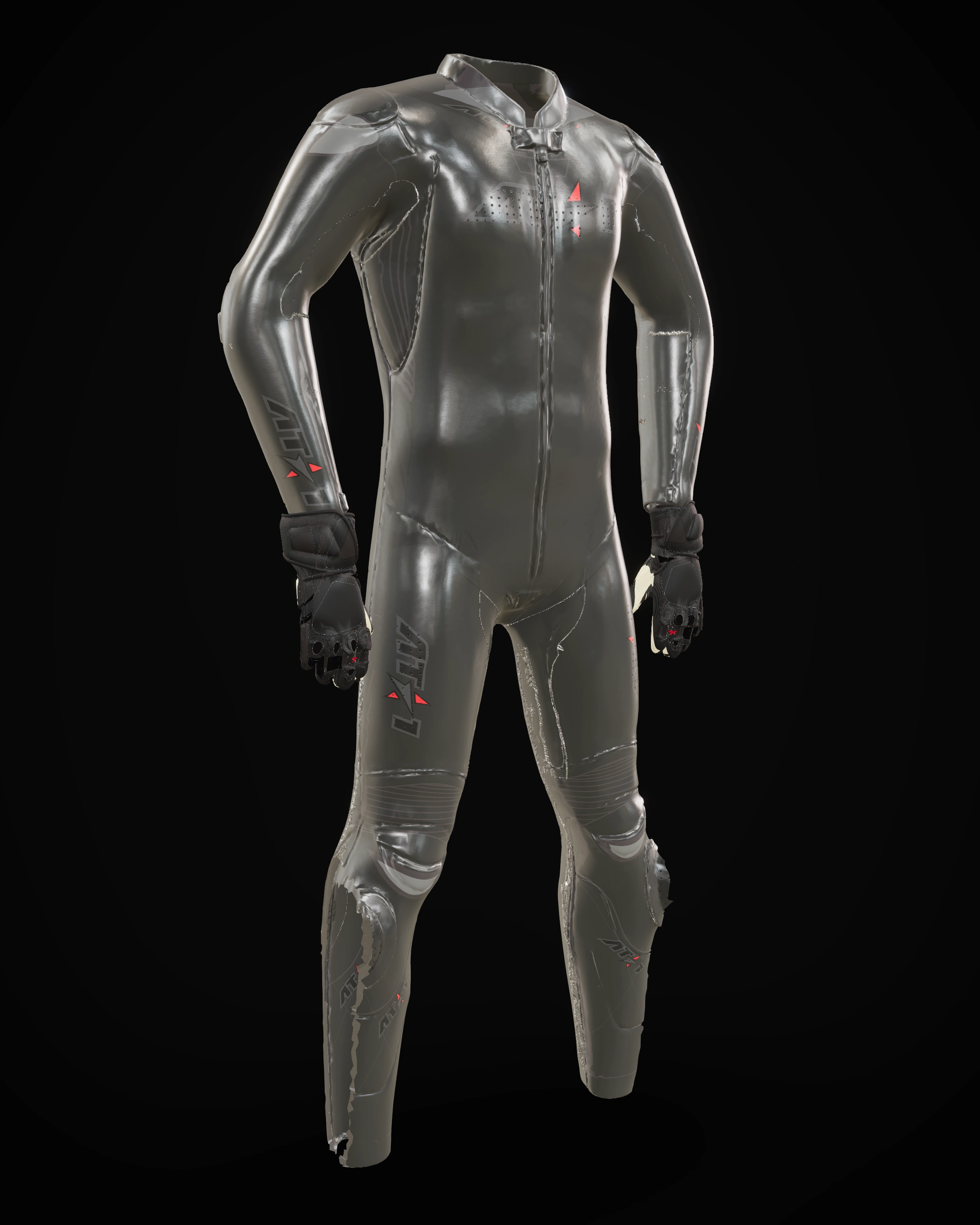 Stealth Blackout — Studio · front three-quarter (left)
