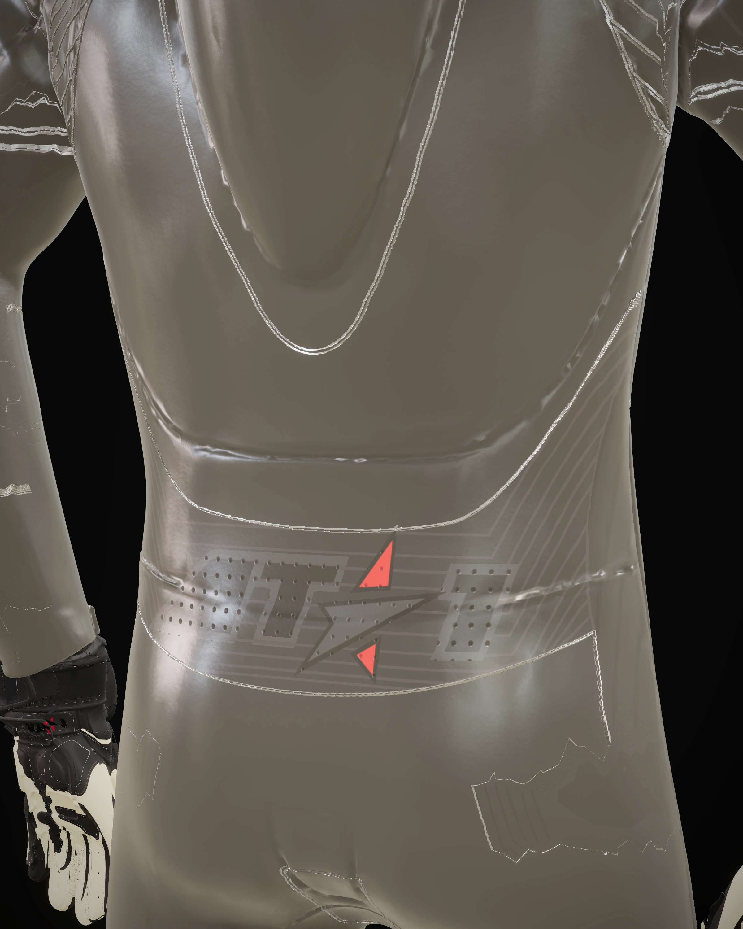 Stealth Blackout — Shoulder detail