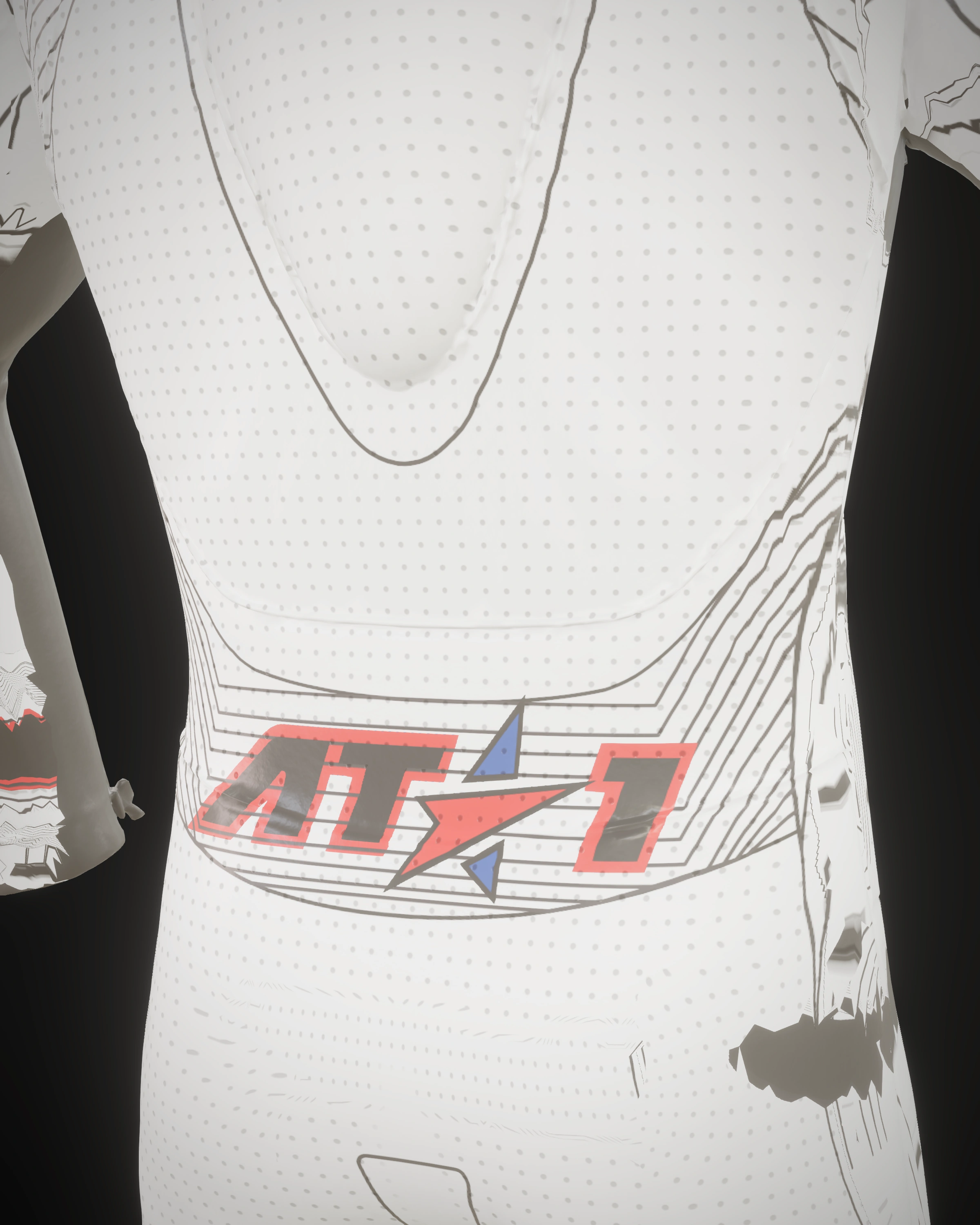 Track Day Starter — Shoulder detail