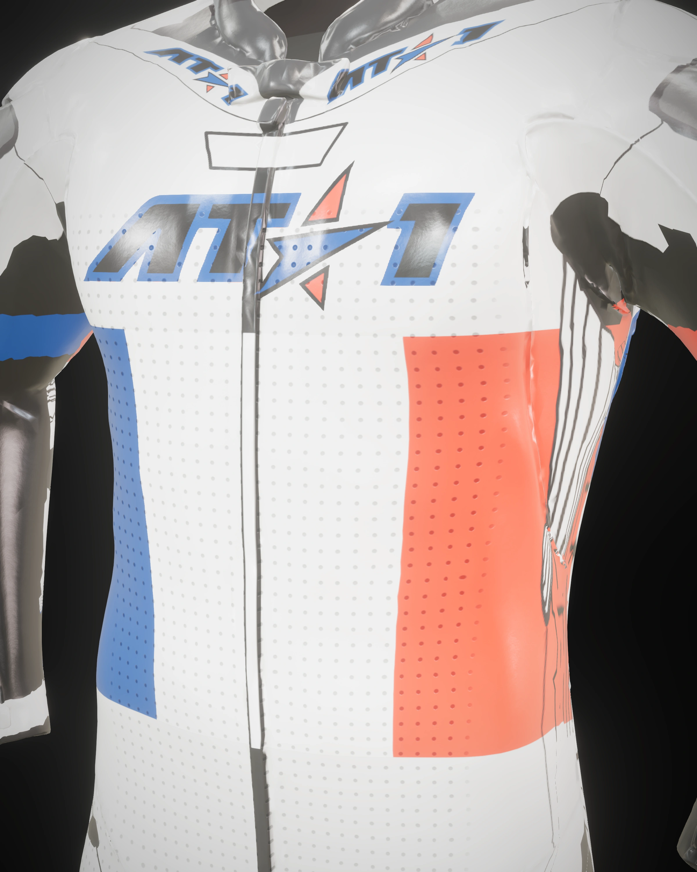 Bleu Blanc Rouge — Back detail