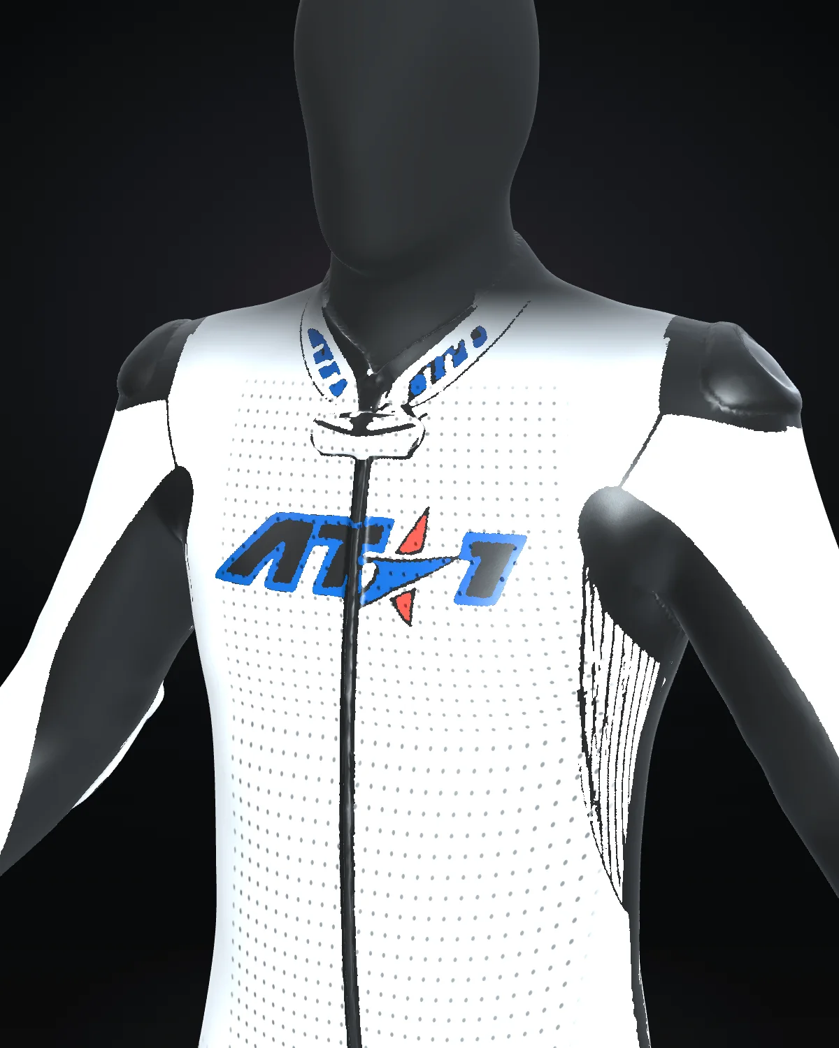 Bleu Blanc Rouge — Chest detail