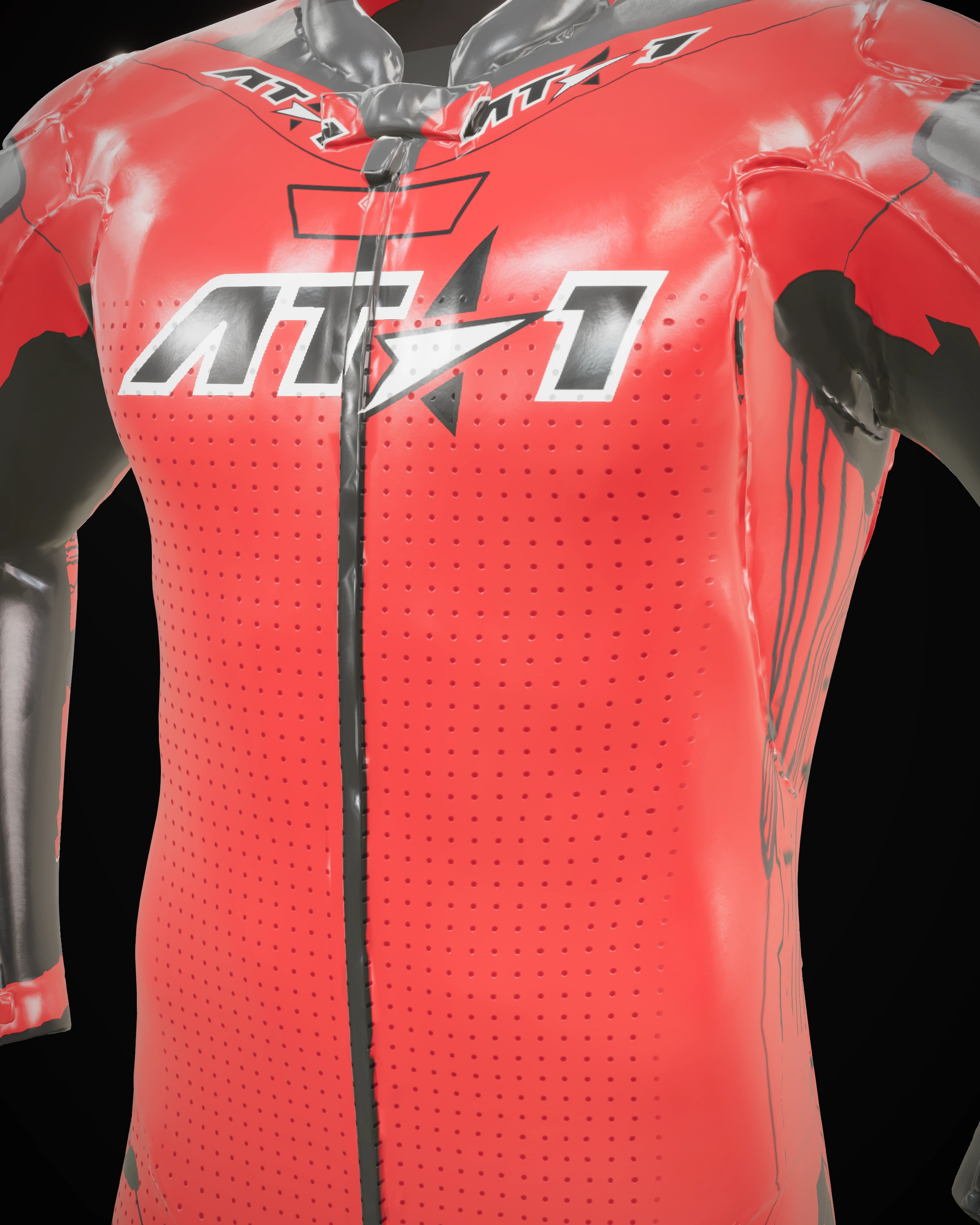 Trinidad Red — Chest detail