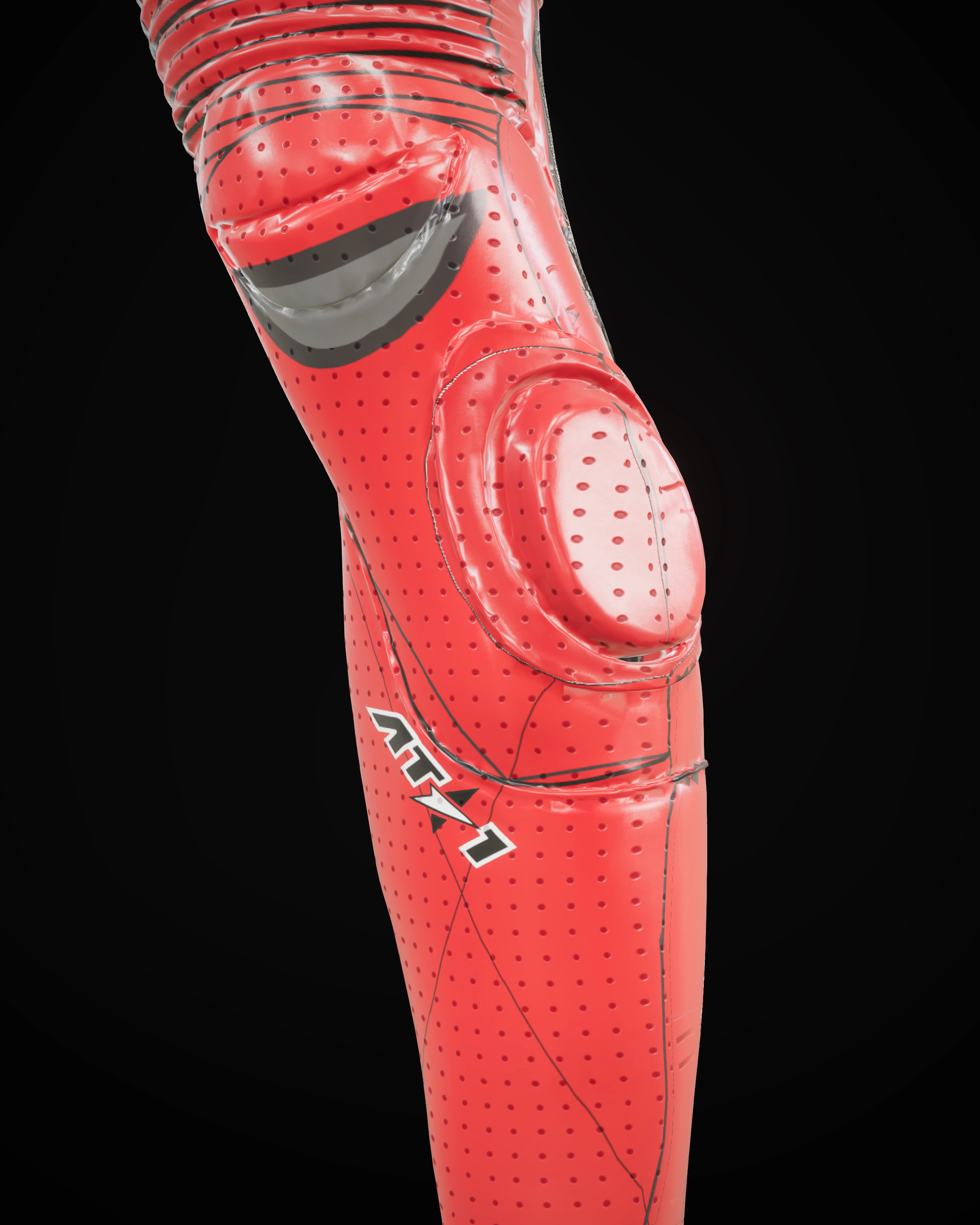 Trinidad Red — Knee detail