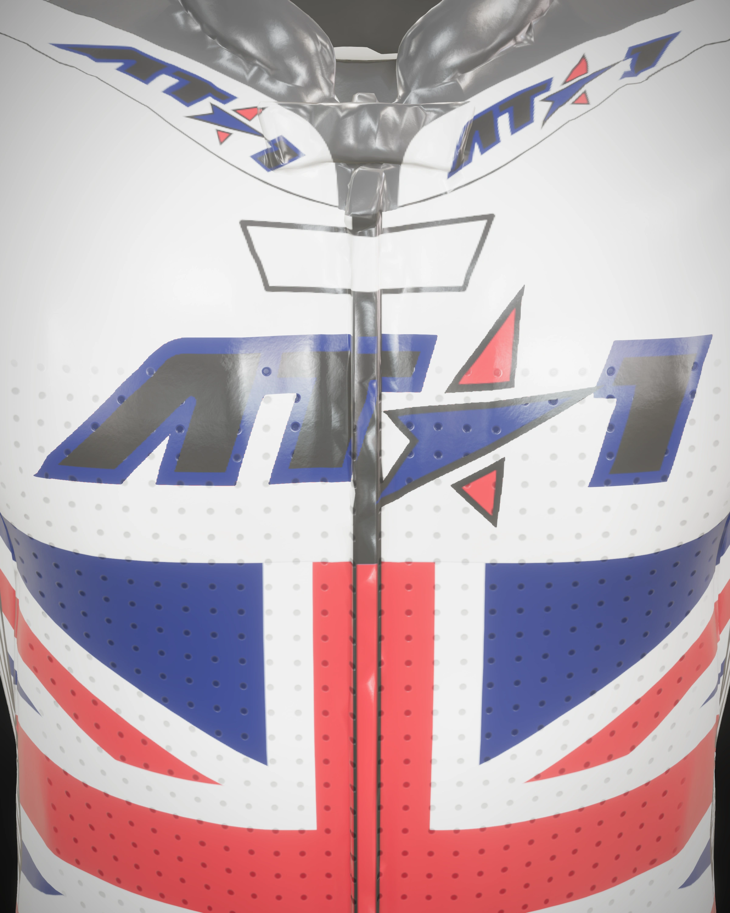 Union Jack — Collar & zip detail