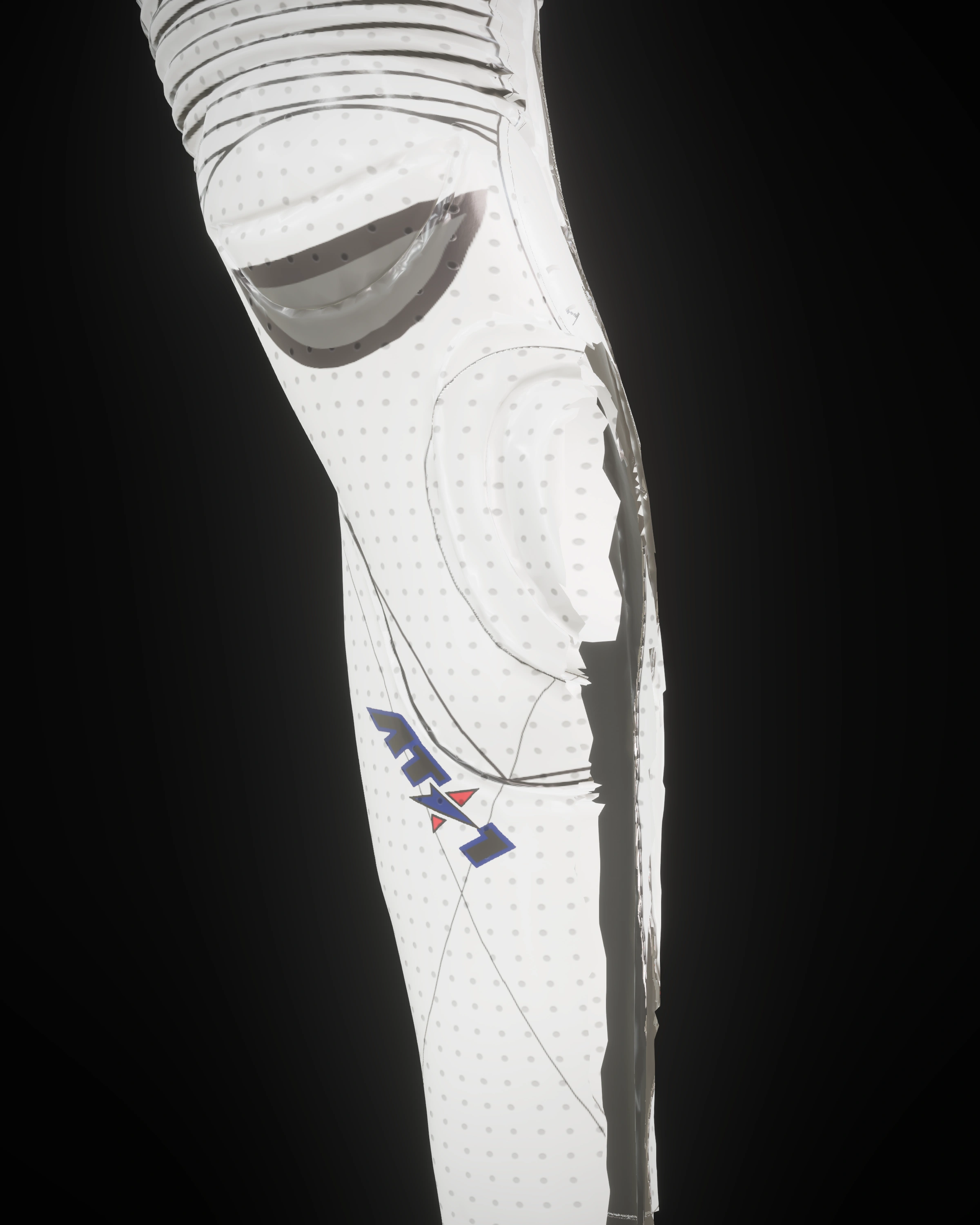 Union Jack — Knee detail