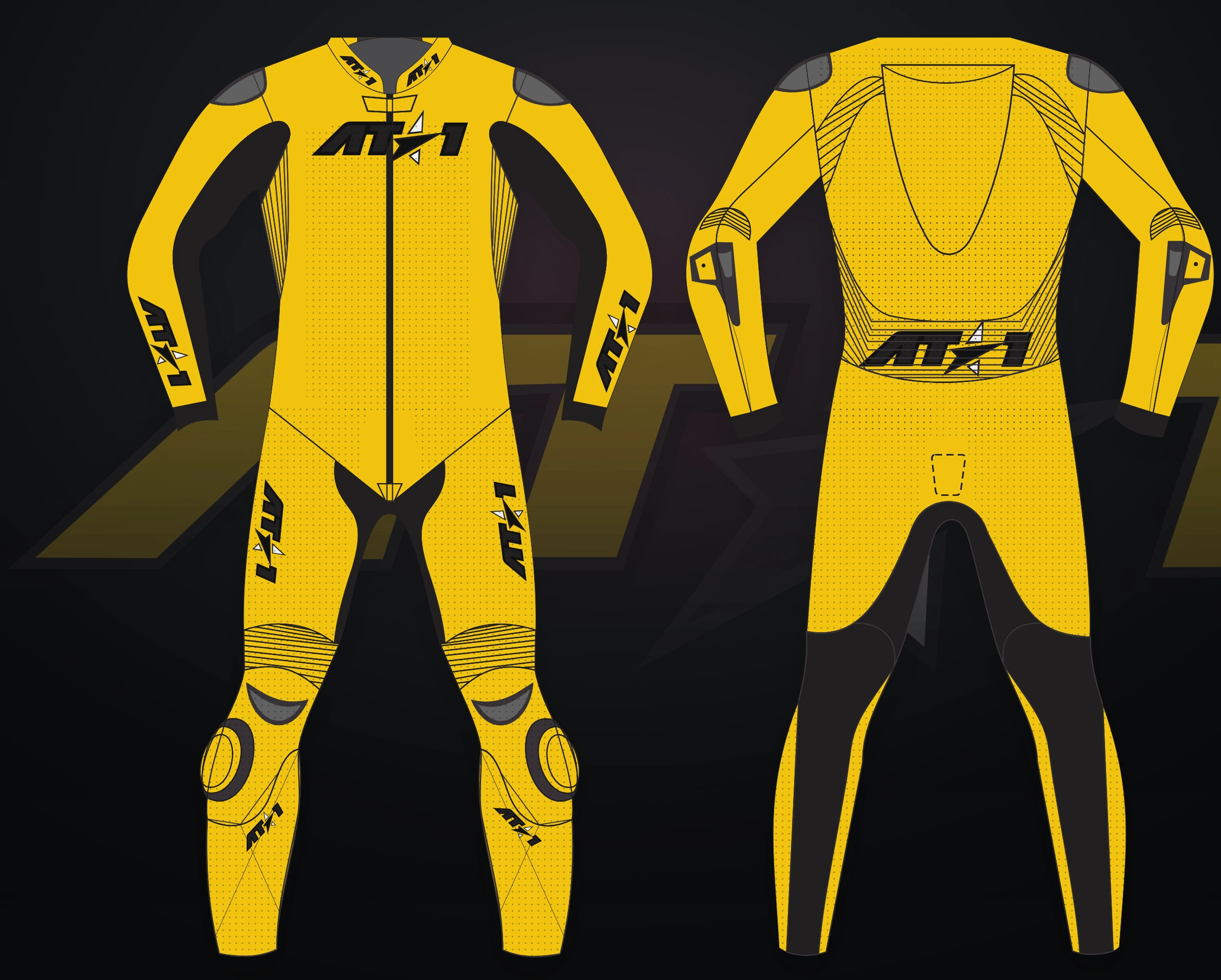 Velocity Yellow — Technical flat