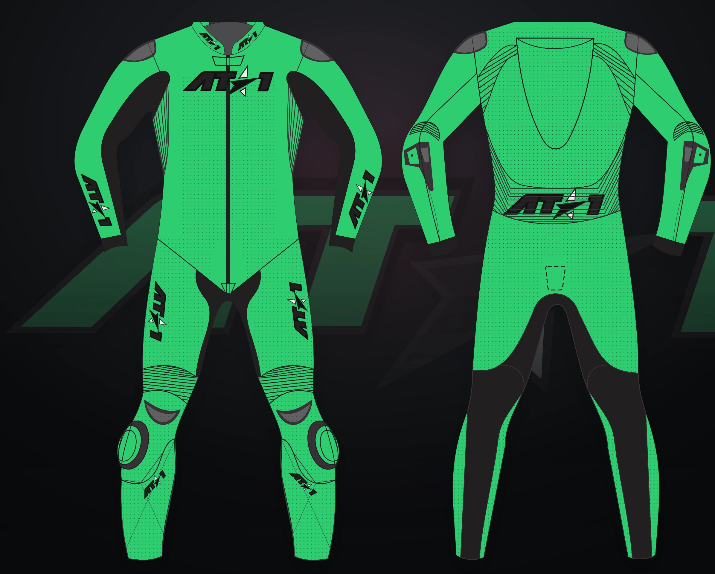 Venom Green — Technical flat