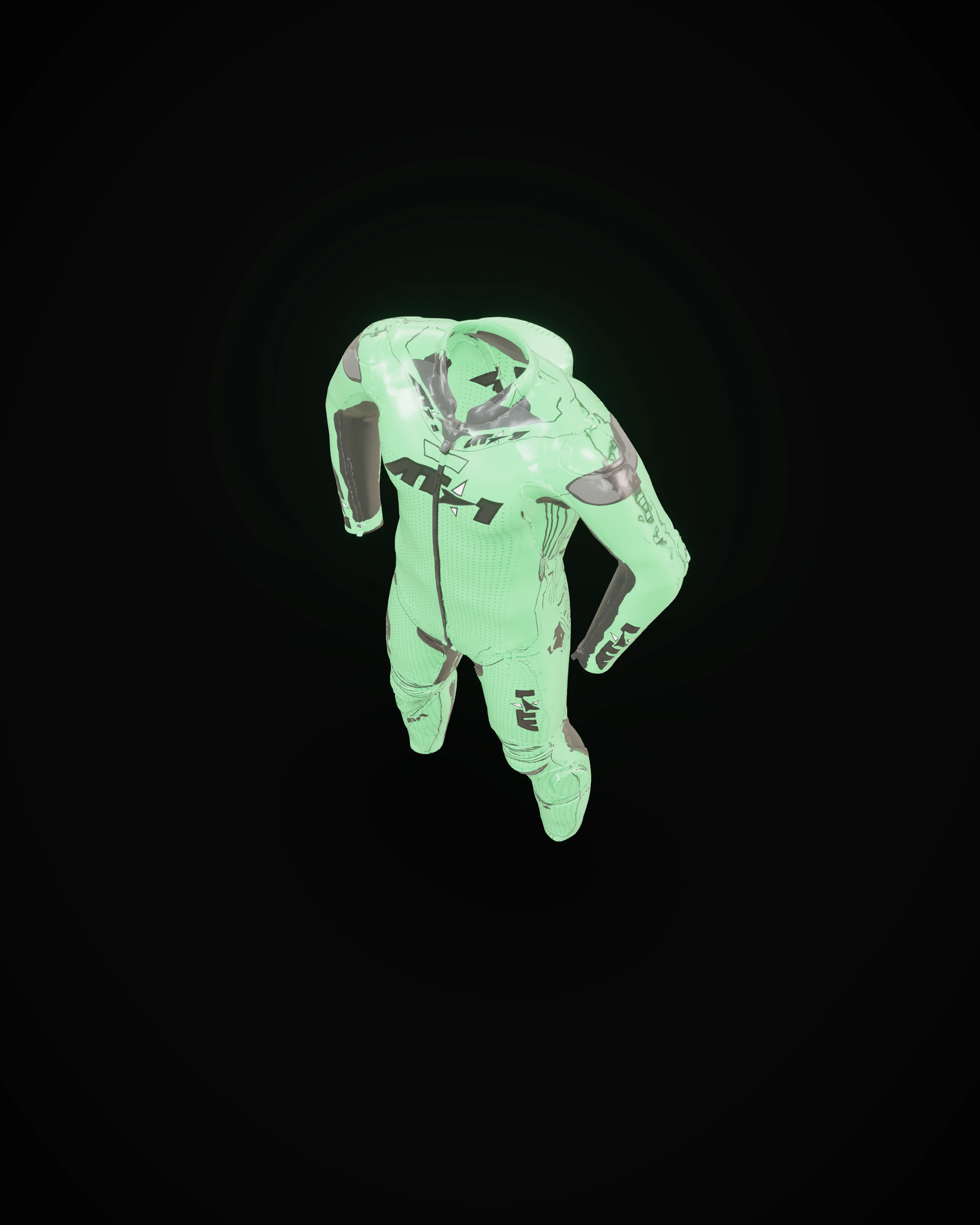 Venom Green — Studio · high angle