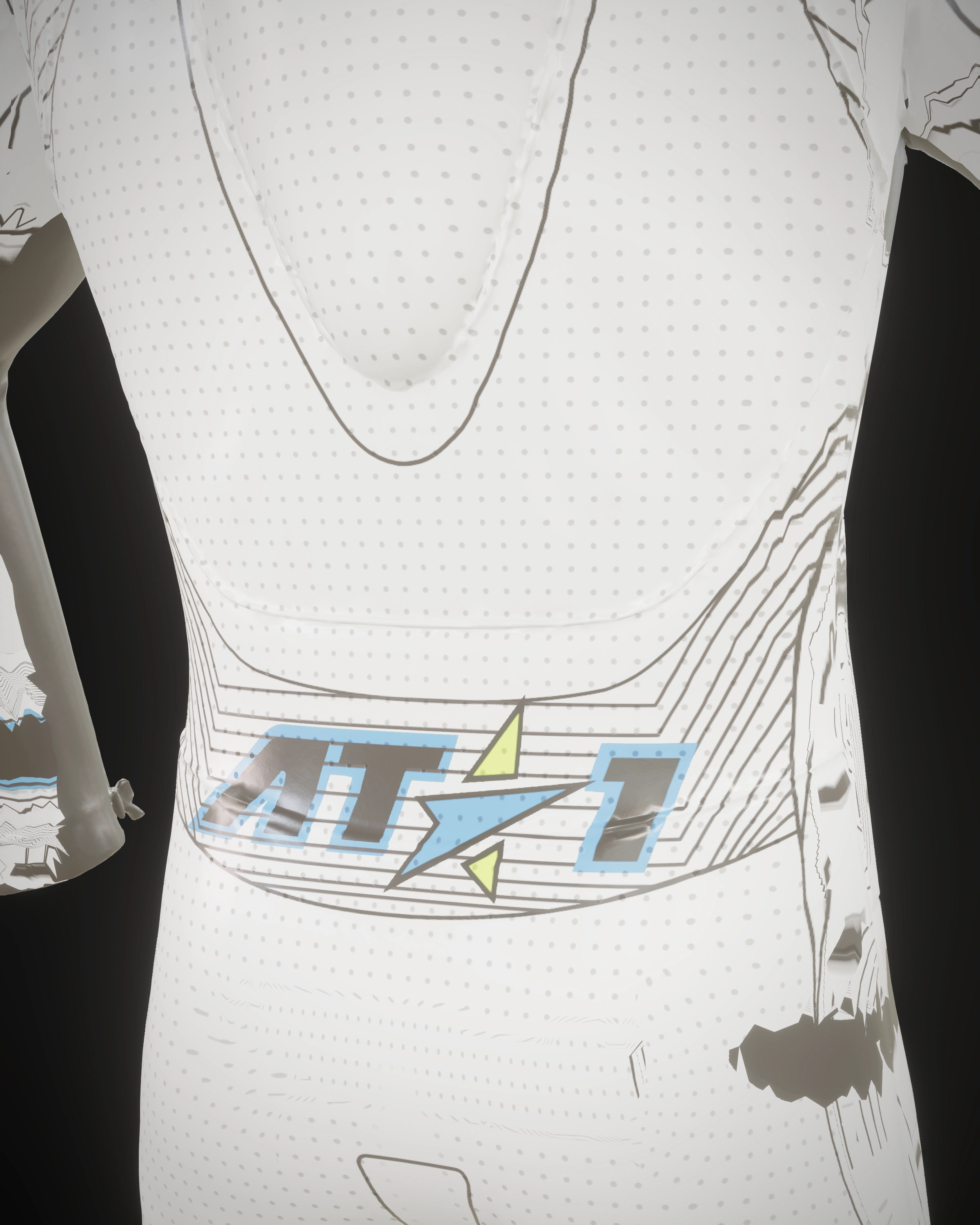 White Lightning — Shoulder detail